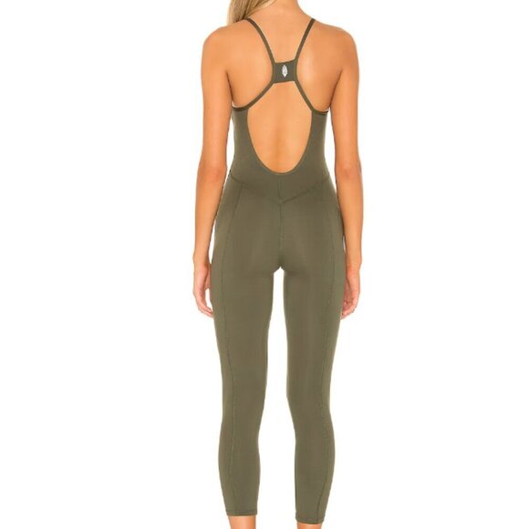 Free People Jumpsuit Green Movement Performance Small - Picture 3 of 12